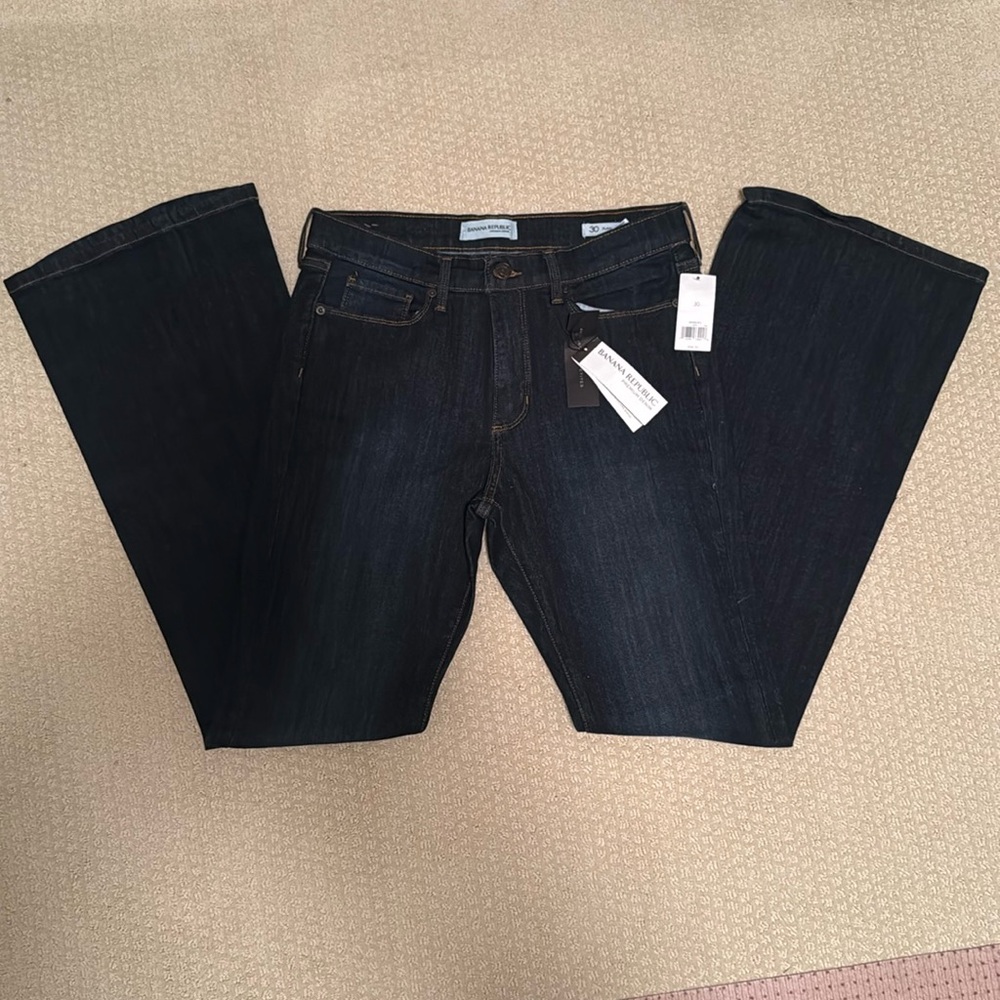 NWT Banana Republic Dark Wash Flare Denim Jeans